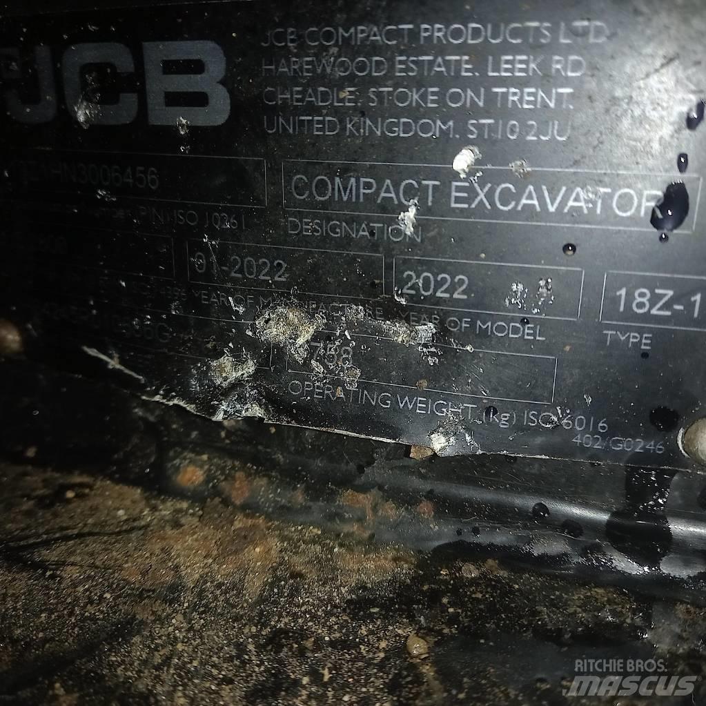 JCB 18Z-1 Mini bageri <7t