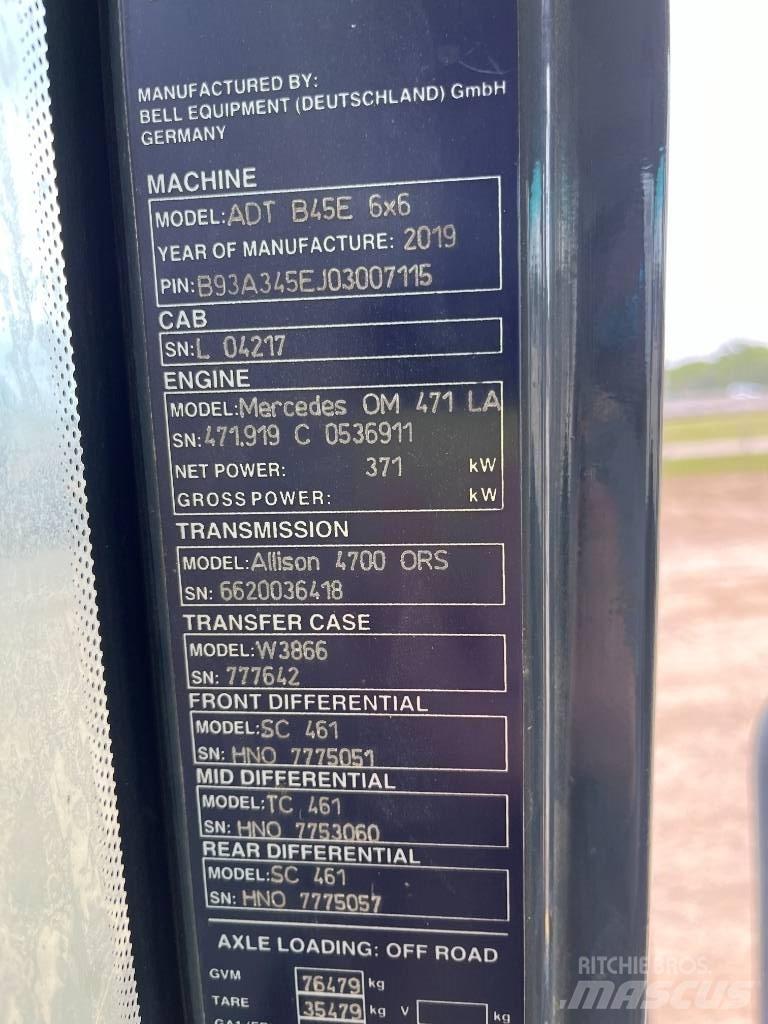 Bell B45E Zglobni demperi