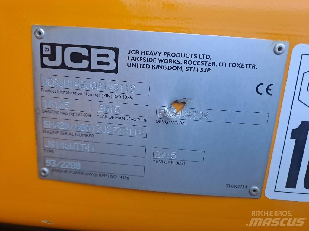 JCB JS145 W Bageri na kotačima