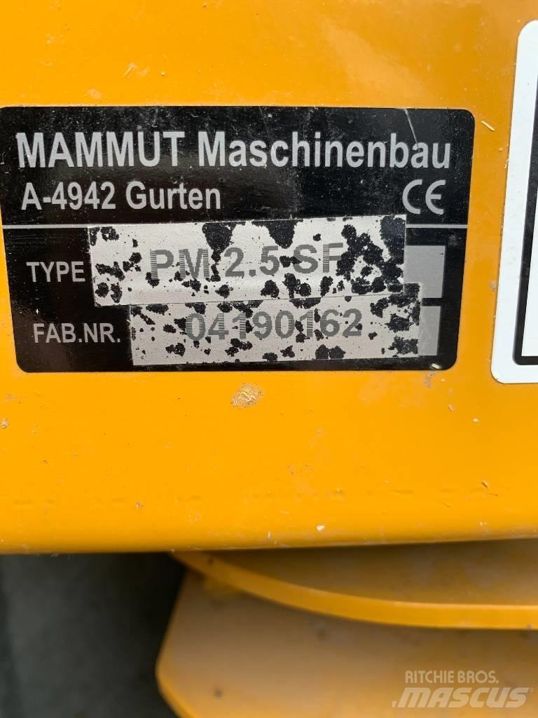 Mammut PM 2.5 SF Hay and forage machine accessories