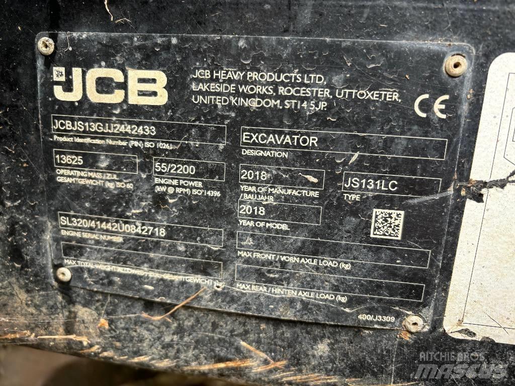 JCB JS 131 LC Bageri gusjeničari