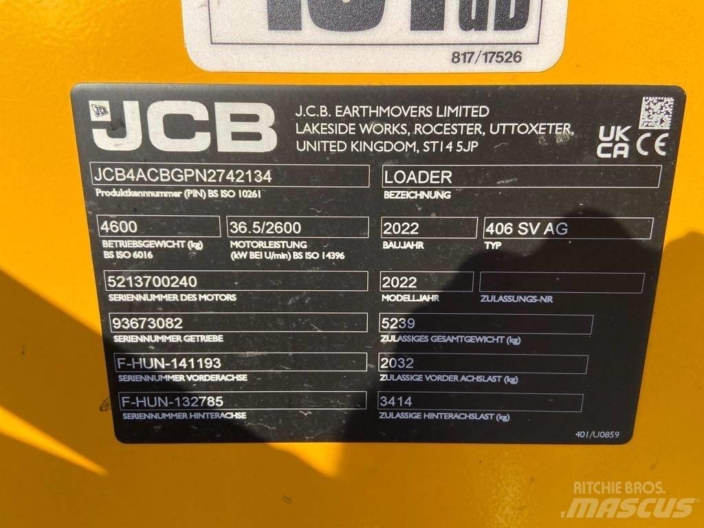 JCB 406 SV AG Utovarivači na kotačima