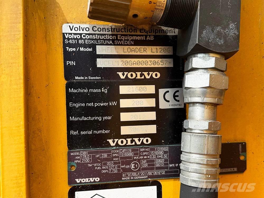 Volvo L 120 G Utovarivači na kotačima