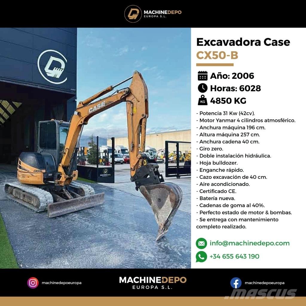 CASE CX 50 B Mini bageri <7t