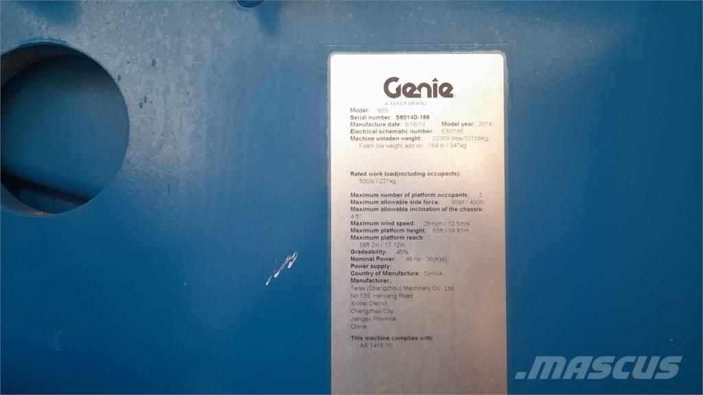 Genie S65 Teleskopske podizne platforme