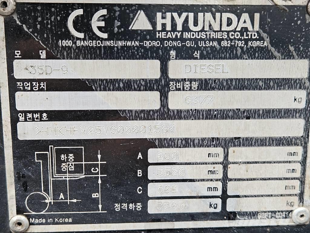 Hyundai 35d-9 Dizelski viličari