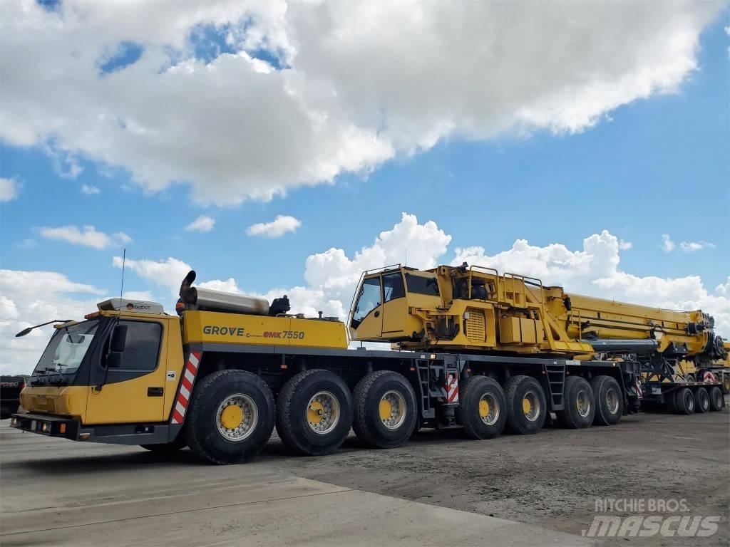 Grove GMK 7550 Rabljene dizalice za težak teren