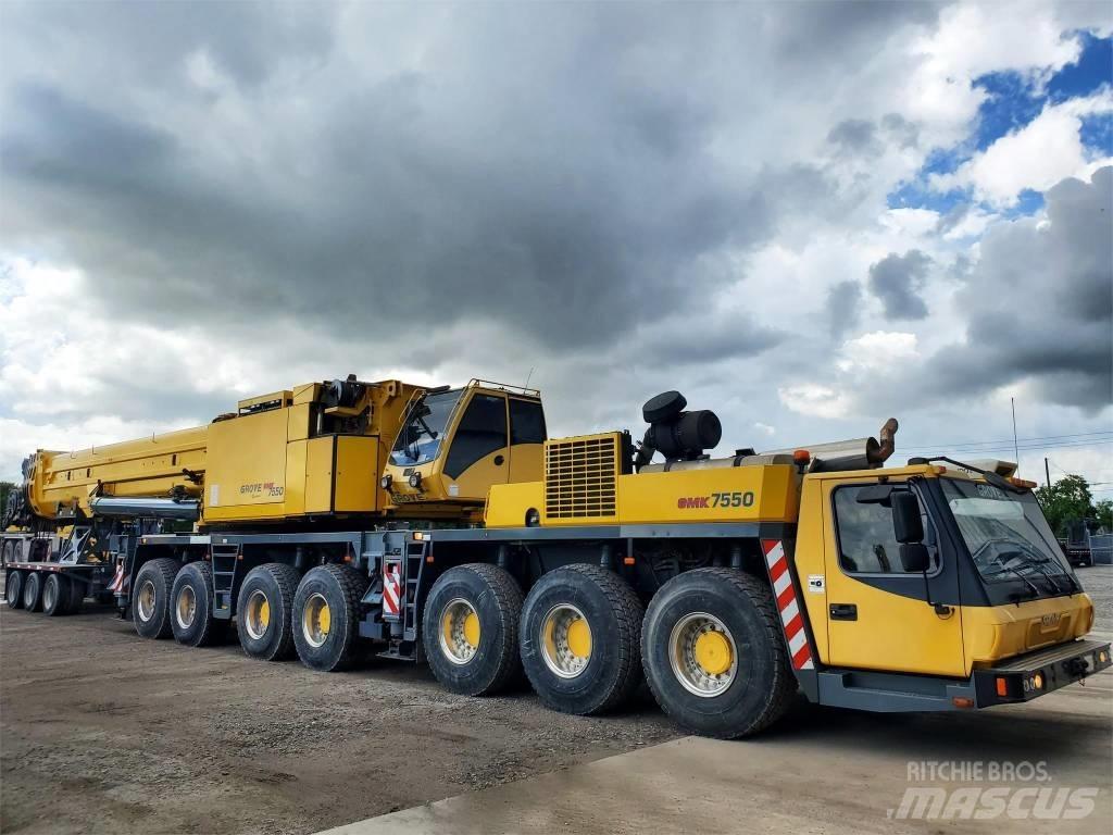 Grove GMK 7550 Rabljene dizalice za težak teren