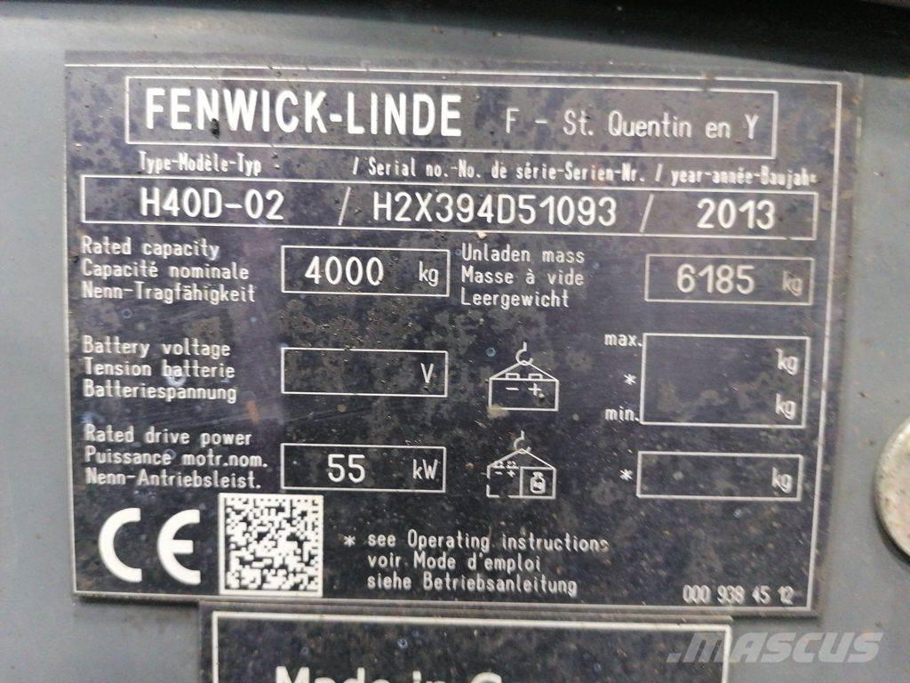 Linde H40D-02 Dizelski viličari