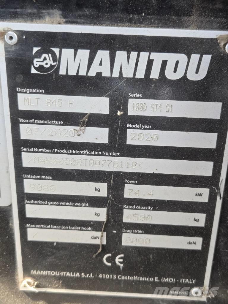 Manitou MLT 845 Teleskopski viličari
