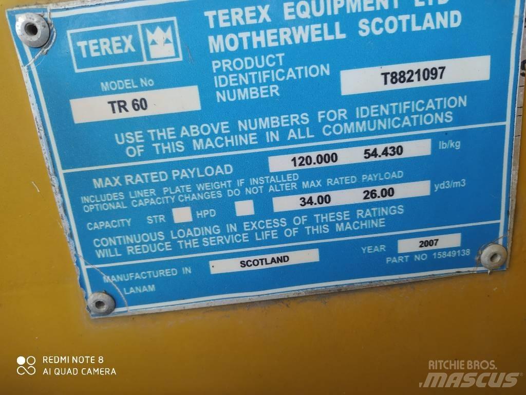 Terex TR 60 Kruti damperi