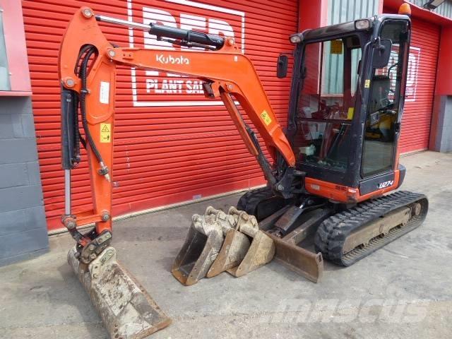 Kubota U 27-4 Mini bageri <7t