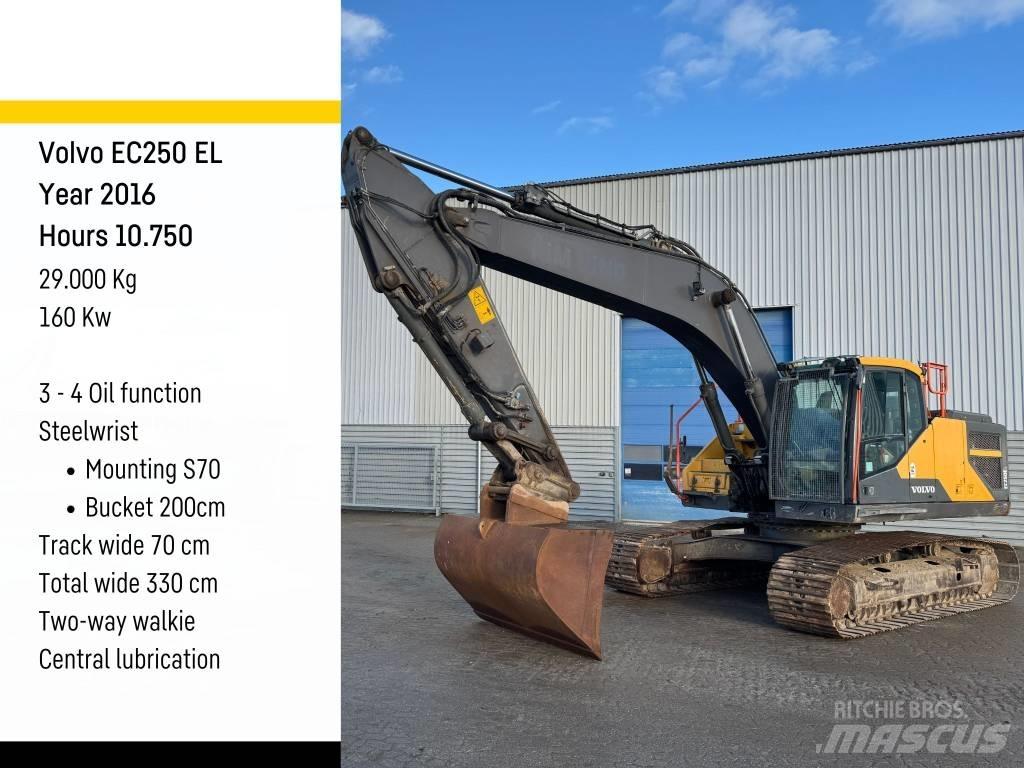 Volvo EC 250 EL Bageri gusjeničari