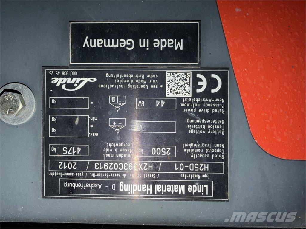 Linde H25D-01 Dizelski viličari