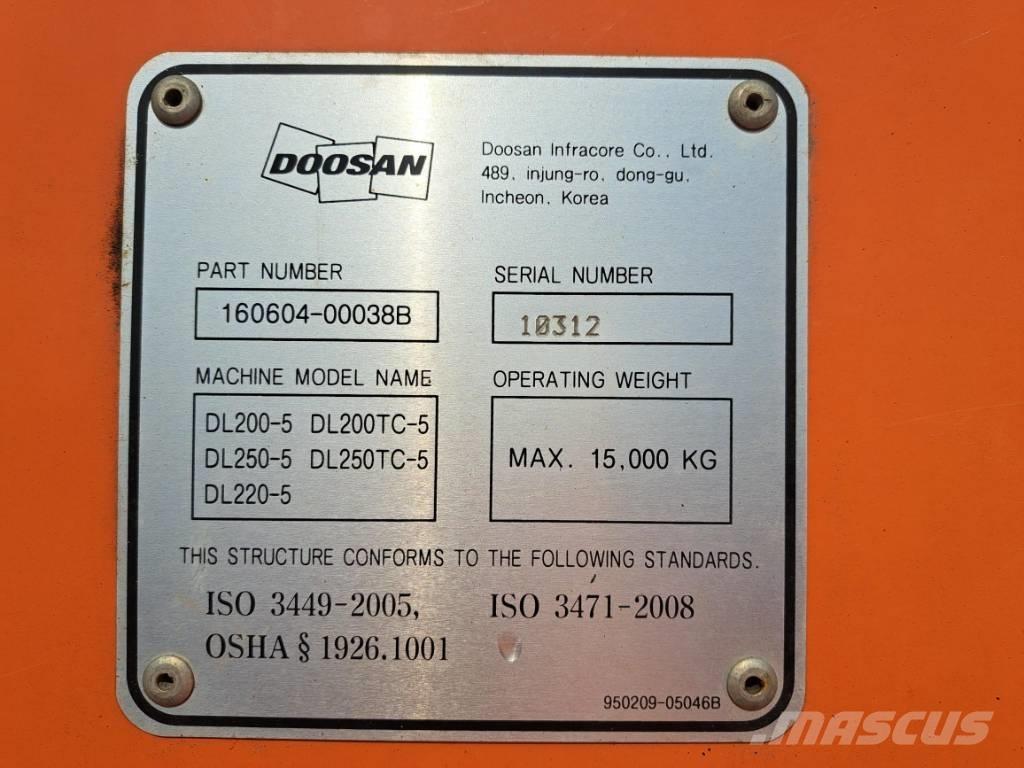 Doosan DL 220 Utovarivači na kotačima