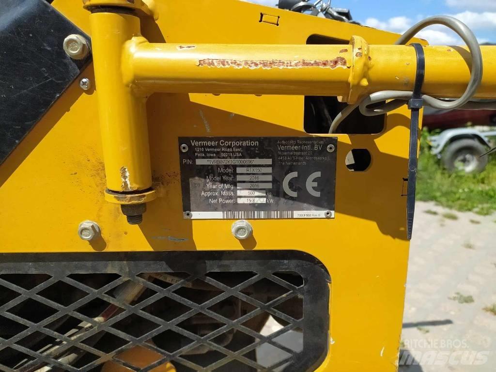 Vermeer RTX150 Rovokopači freze za kanale Trenčeri