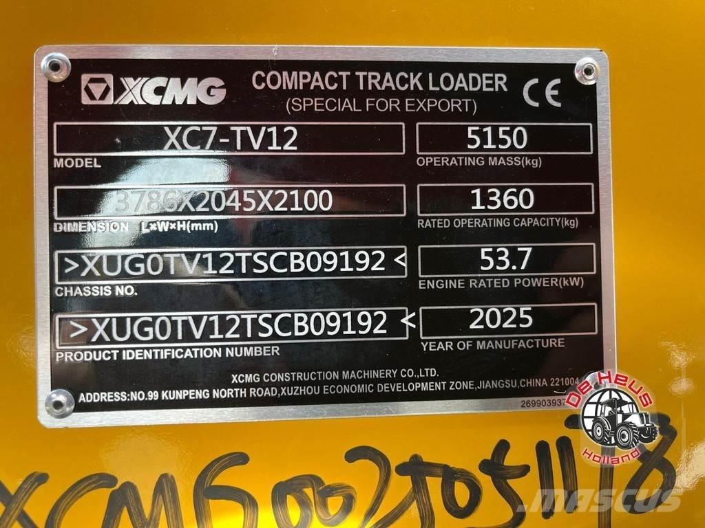 XCMG XC7-TV12 Utovarivači na kotačima