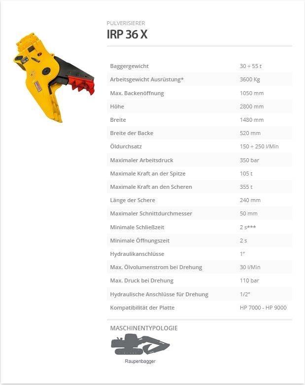 Indeco IRP 36 X Građevinske drobilice
