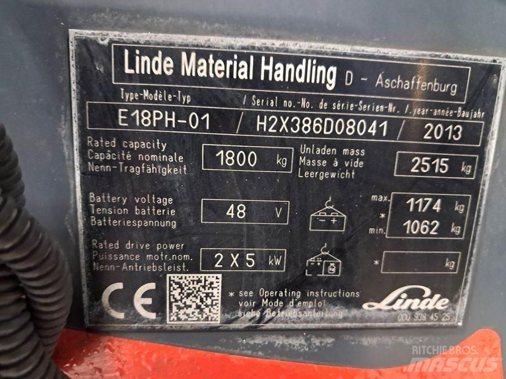 Linde E18PH Električni viličari
