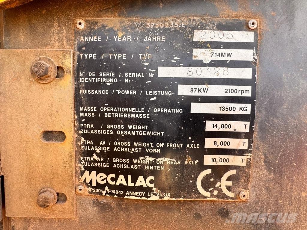 Mecalac 714 MW Bageri na kotačima