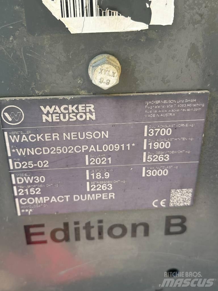 Wacker Neuson DW 30 Demperi za gradilišta