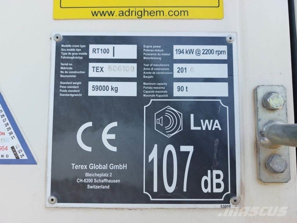 Terex RT100 Autokran dizalice