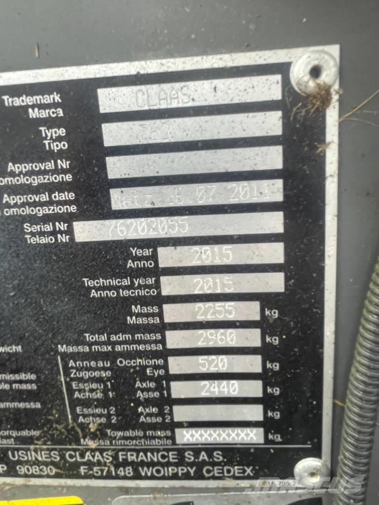 CLAAS Rollant 350 RC Rolo balirke