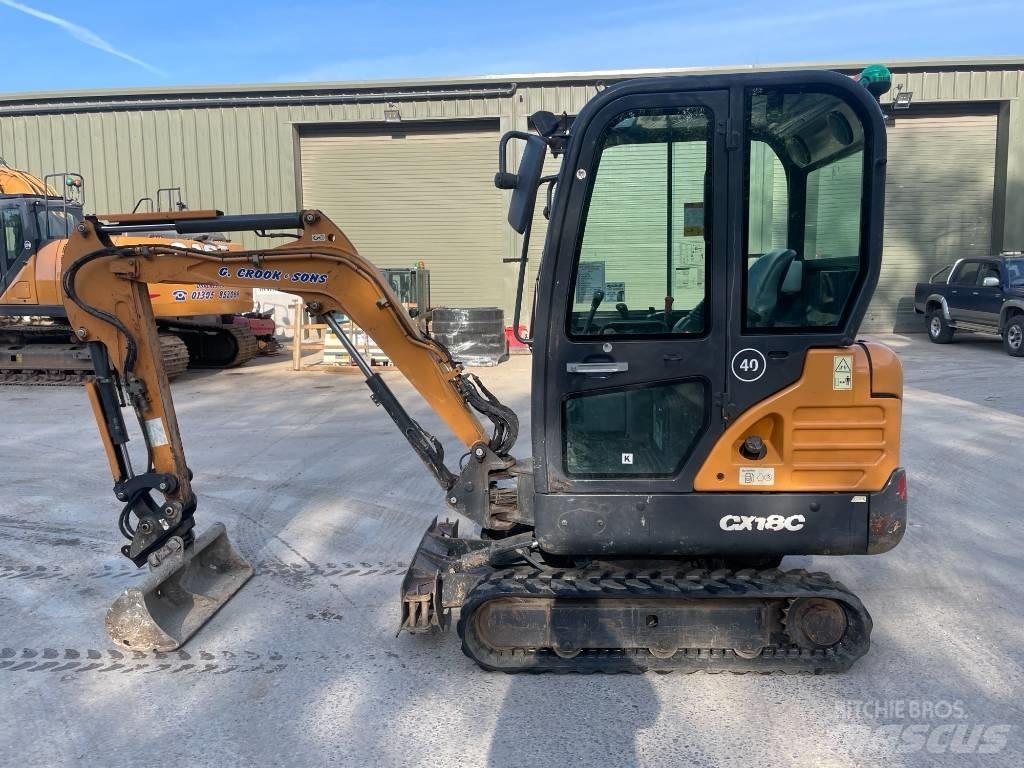 CASE CX 18 C Mini bageri <7t