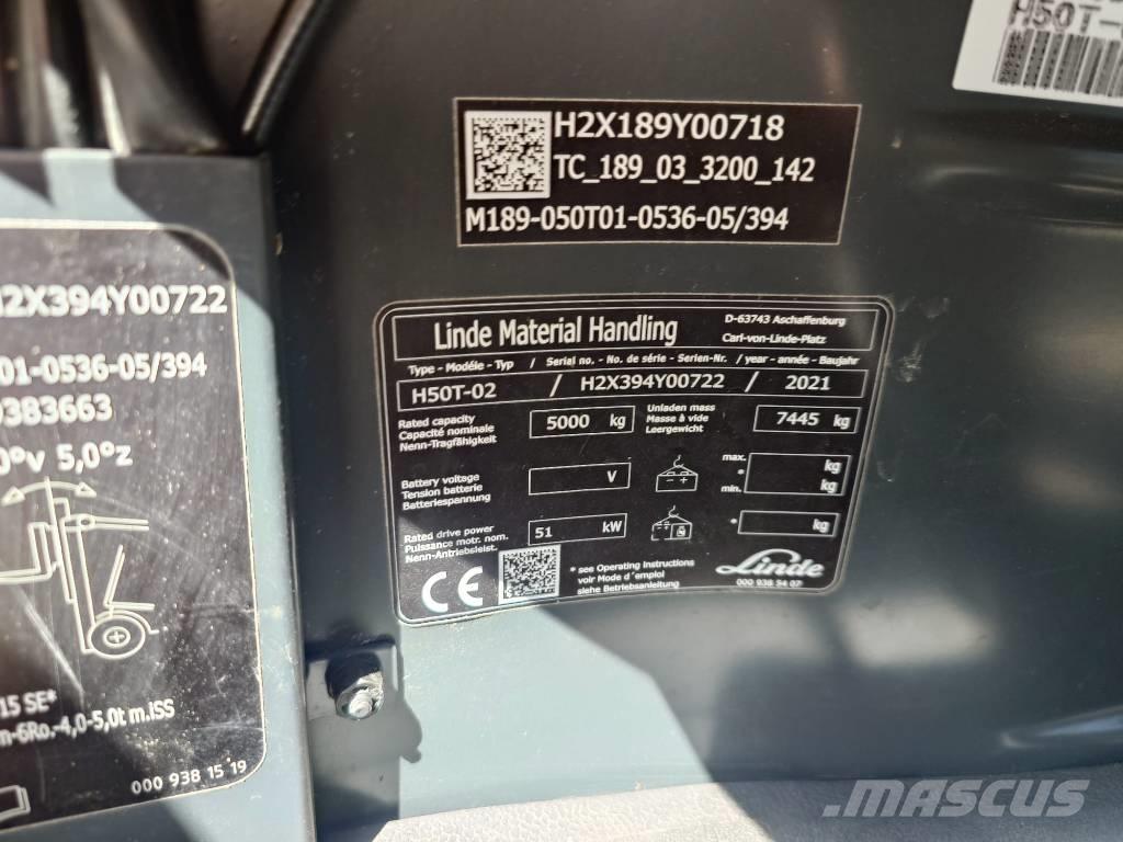 Linde H 50 T Plinski viličari