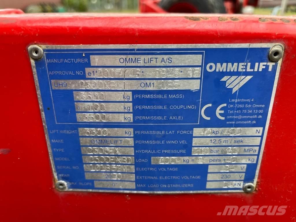 Omme 2300EXBD Vučne prikolice se podiznom košarom