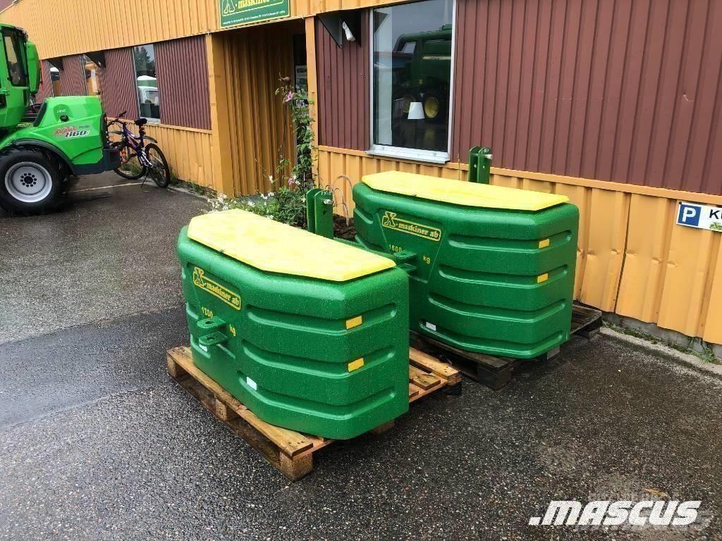  Frontvikter 800 KG Prednji utegovi