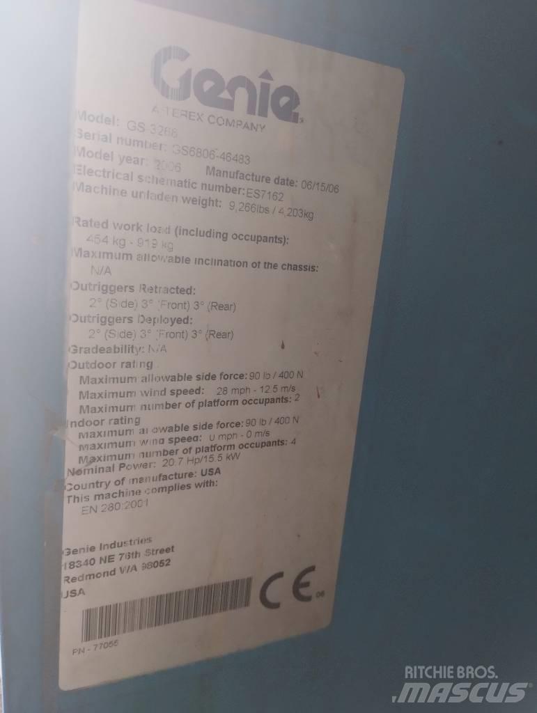 Genie GS 3268 Škaraste platforme