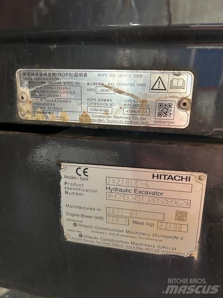 Hitachi ZX 210 LC-6 Bageri gusjeničari