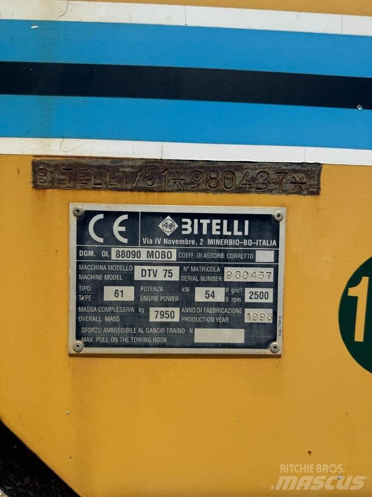 Bitelli DTV 75 Valjci sa dvojnim bubnjem