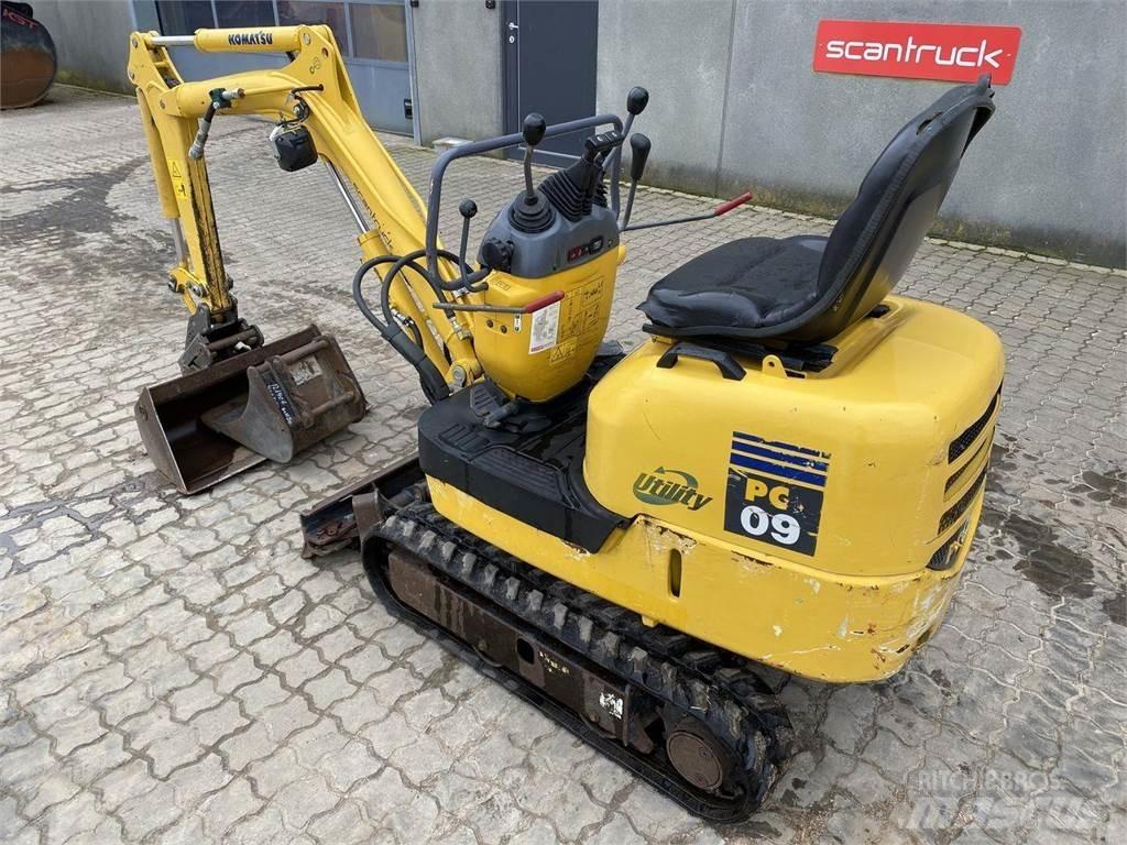 Komatsu PC09-1 Bageri na kotačima