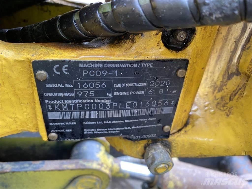 Komatsu PC09-1 Bageri na kotačima