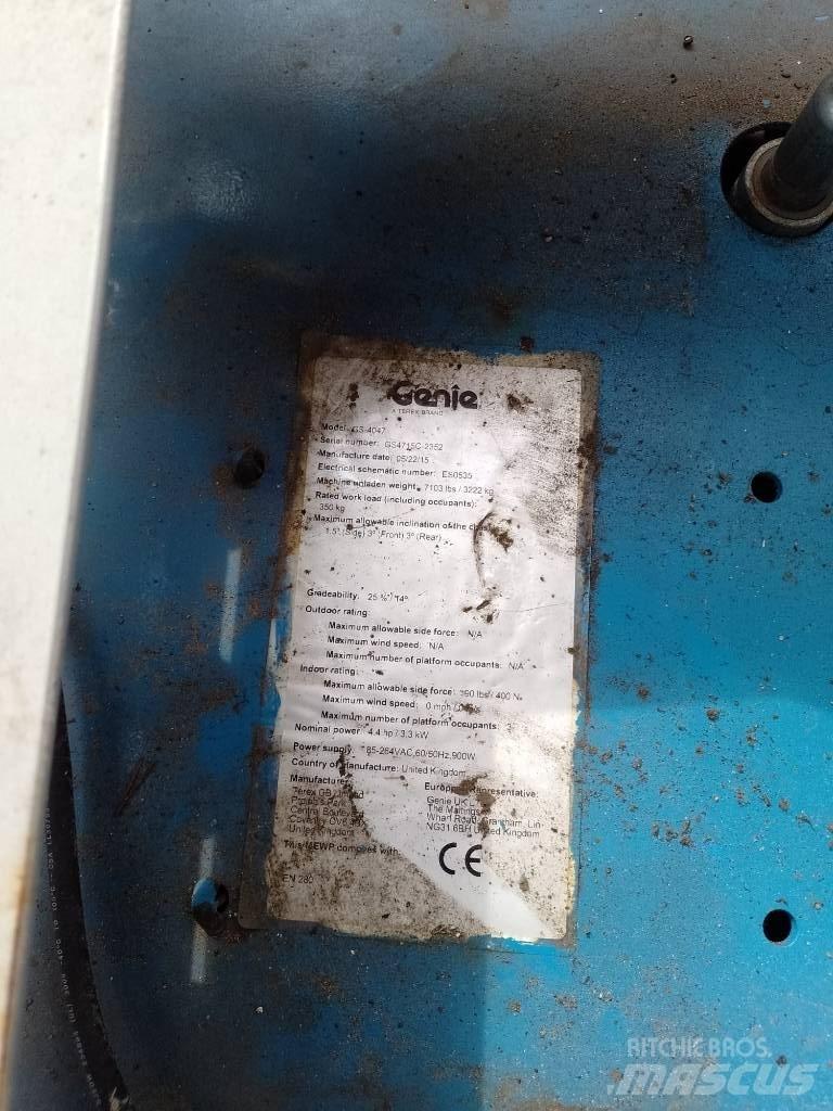 Genie GS 4047 Škaraste platforme
