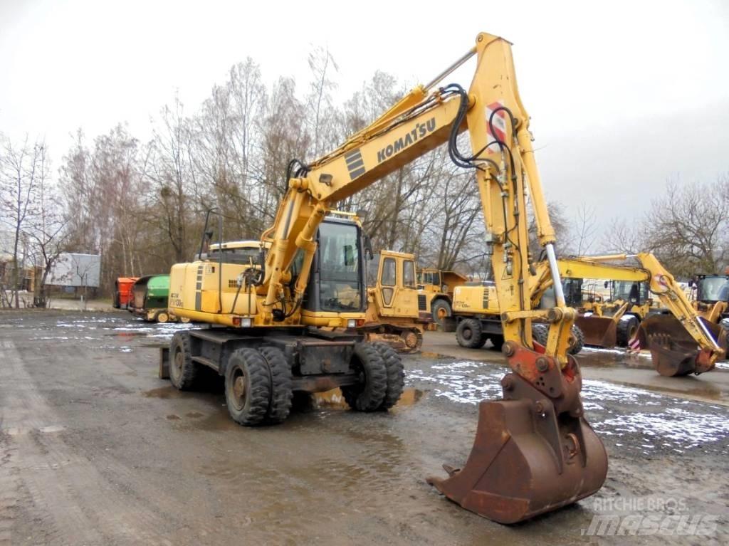 Komatsu PW 130ES-6K Bageri na kotačima