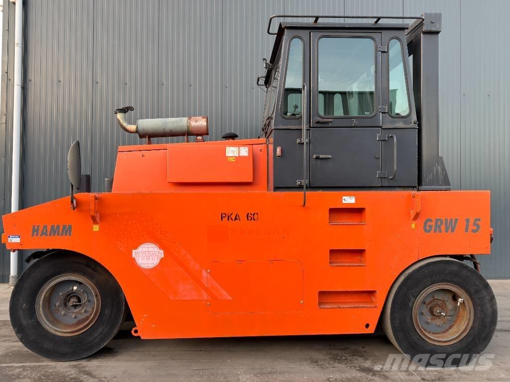 Hamm GRW15 Gumeni valjci na kotačima