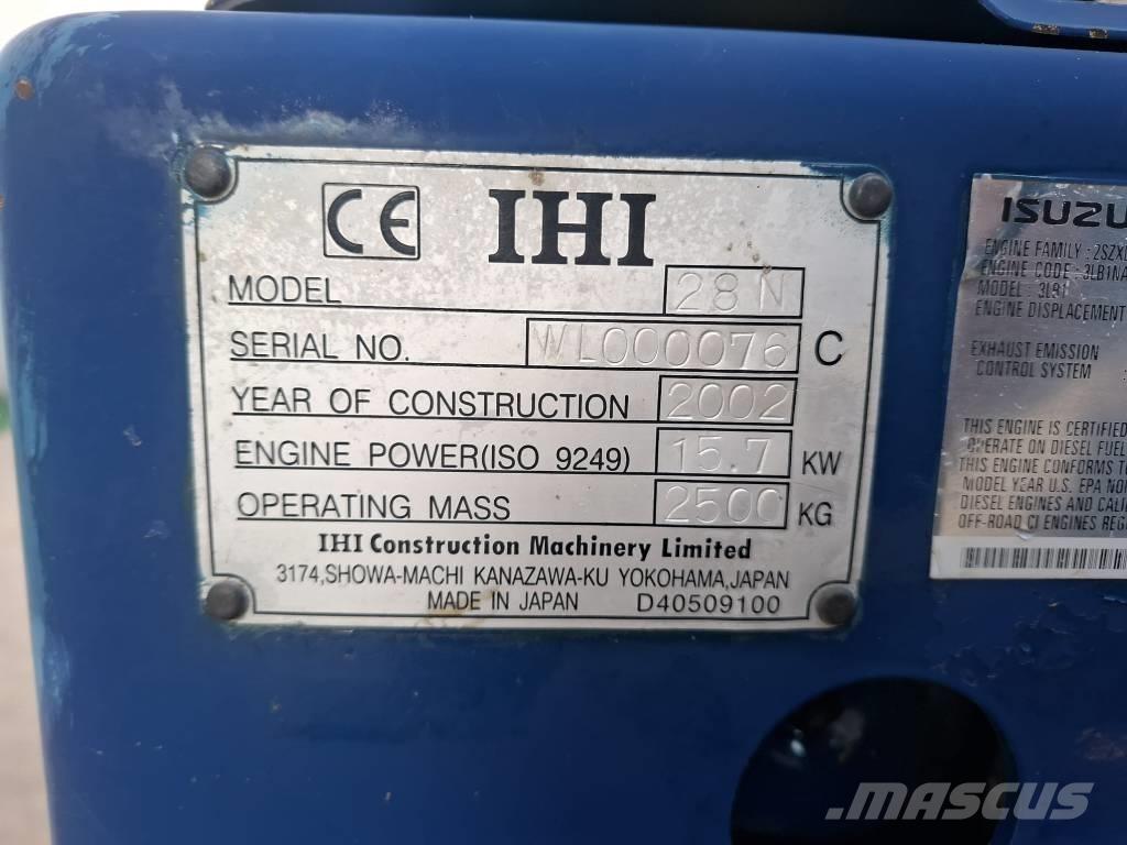 IHI 28 N Mini bageri <7t