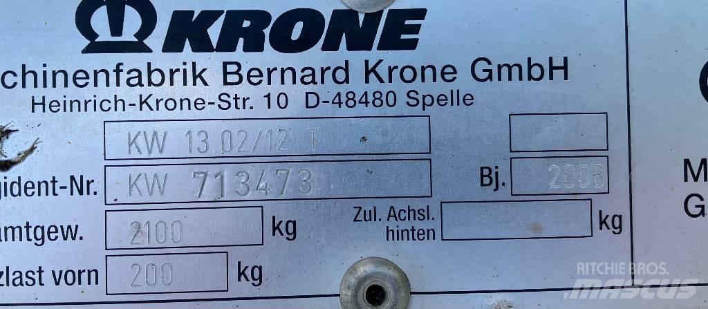 Krone KW 13.02/12 T Okretači i sakupljači sijena