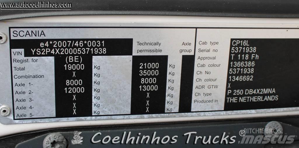 Scania P 250 Sanduk kamioni