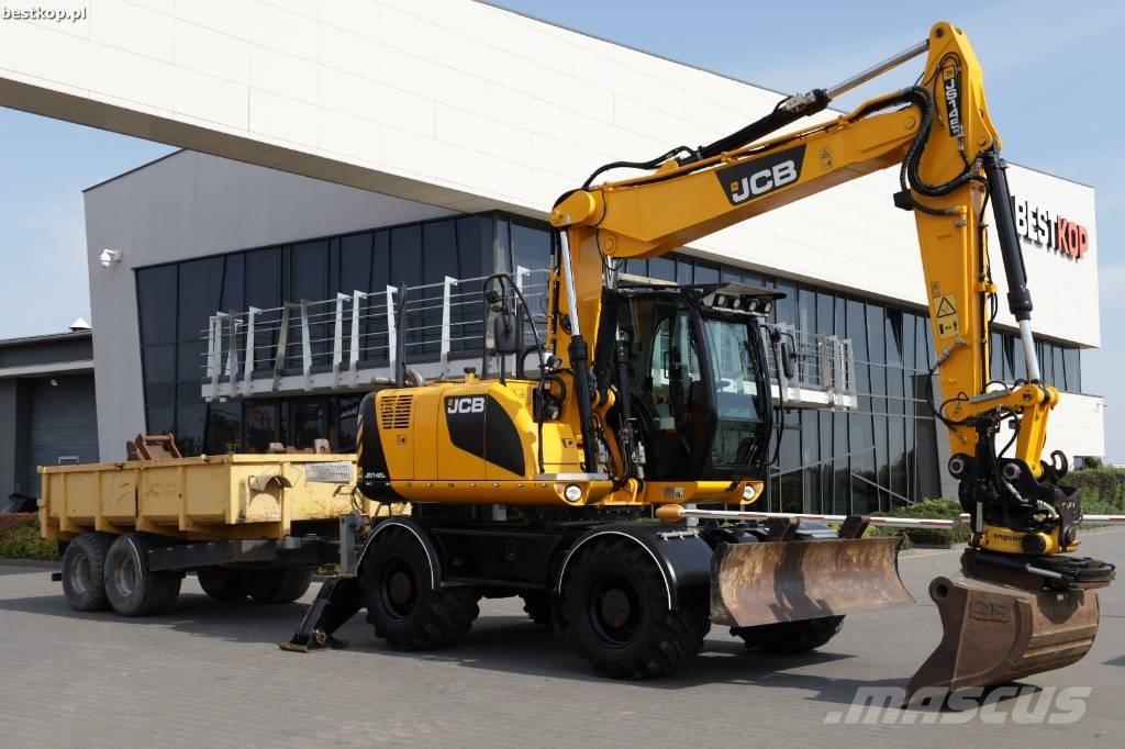 JCB JS 145 W Bageri na kotačima