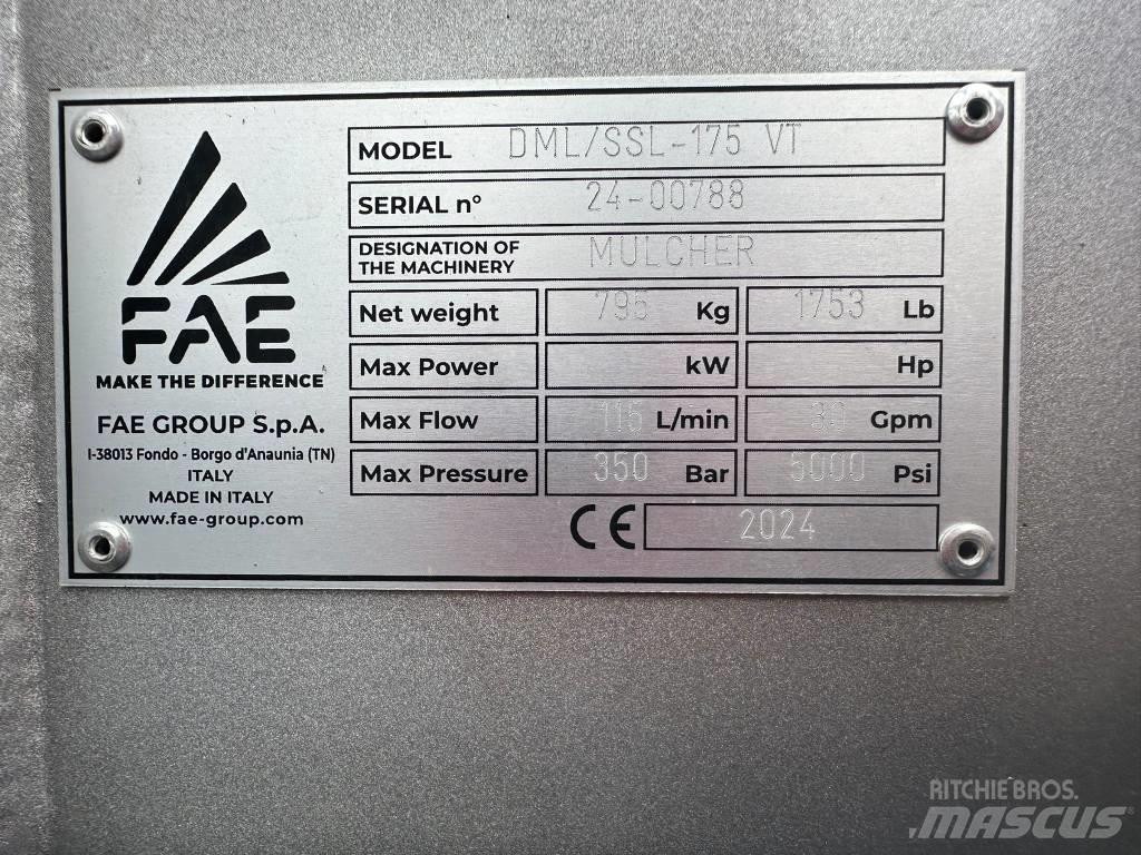FAE DML/SSL-175 VT Strojevi za kleščenje grane drveća