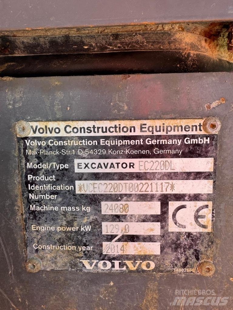 Volvo EC 220 DL Bageri gusjeničari