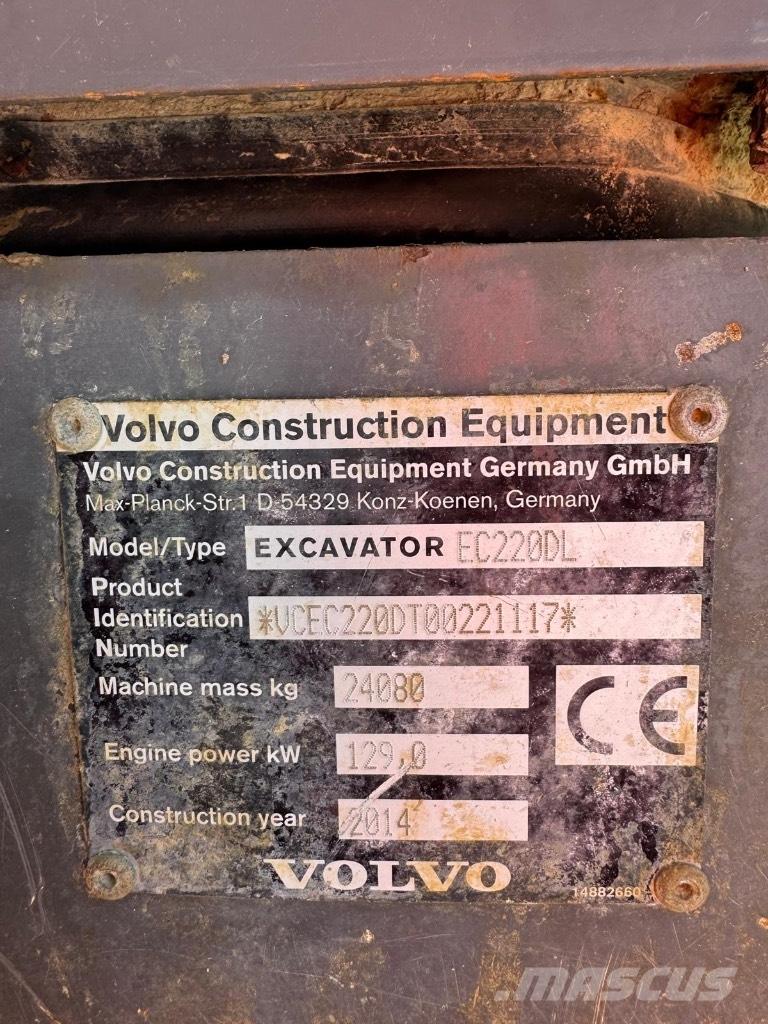 Volvo EC 220 DL Bageri gusjeničari