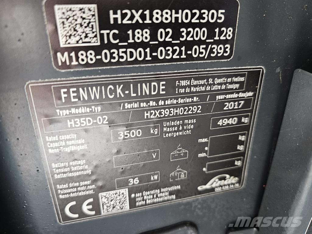 Linde H35D-02 Dizelski viličari