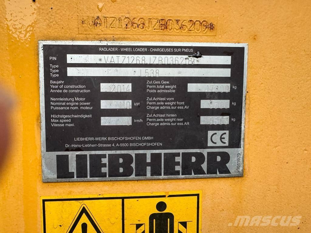 Liebherr L 538 Utovarivači na kotačima