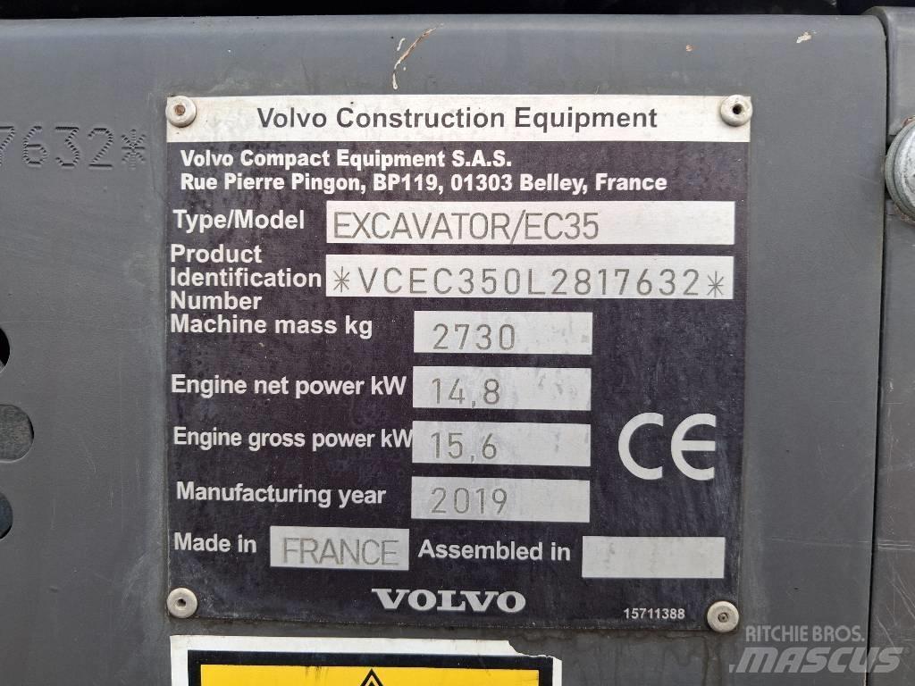 Volvo EC 35 Mini bageri <7t