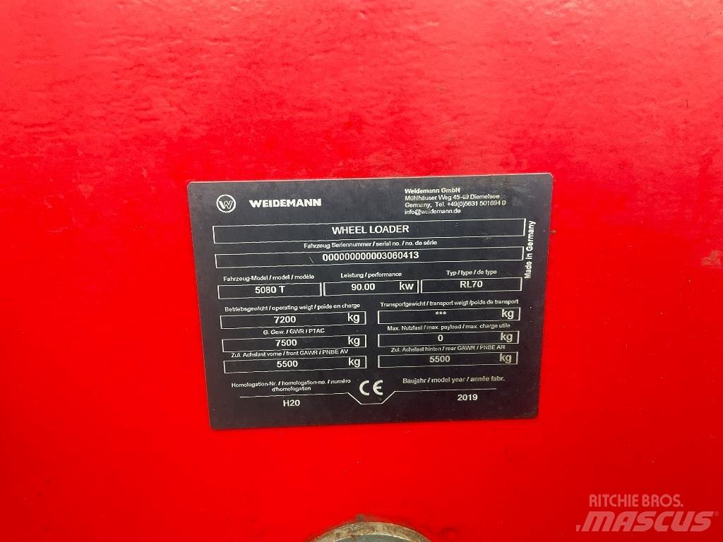 Weidemann 5080T Teleskopski utovarivači na kotačima
